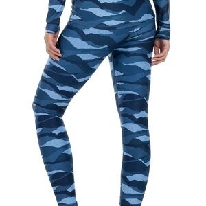 Kyodan blue camo base layer legging